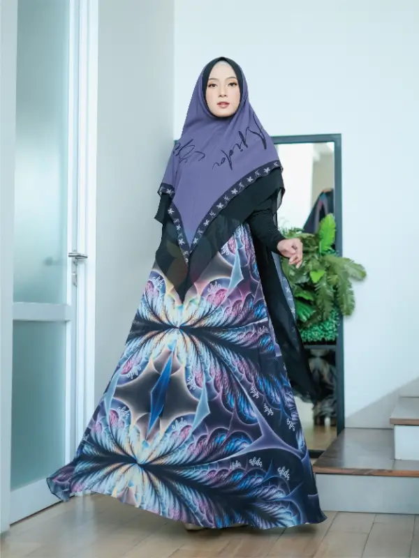 Gamis Afida Purple Series I (1)